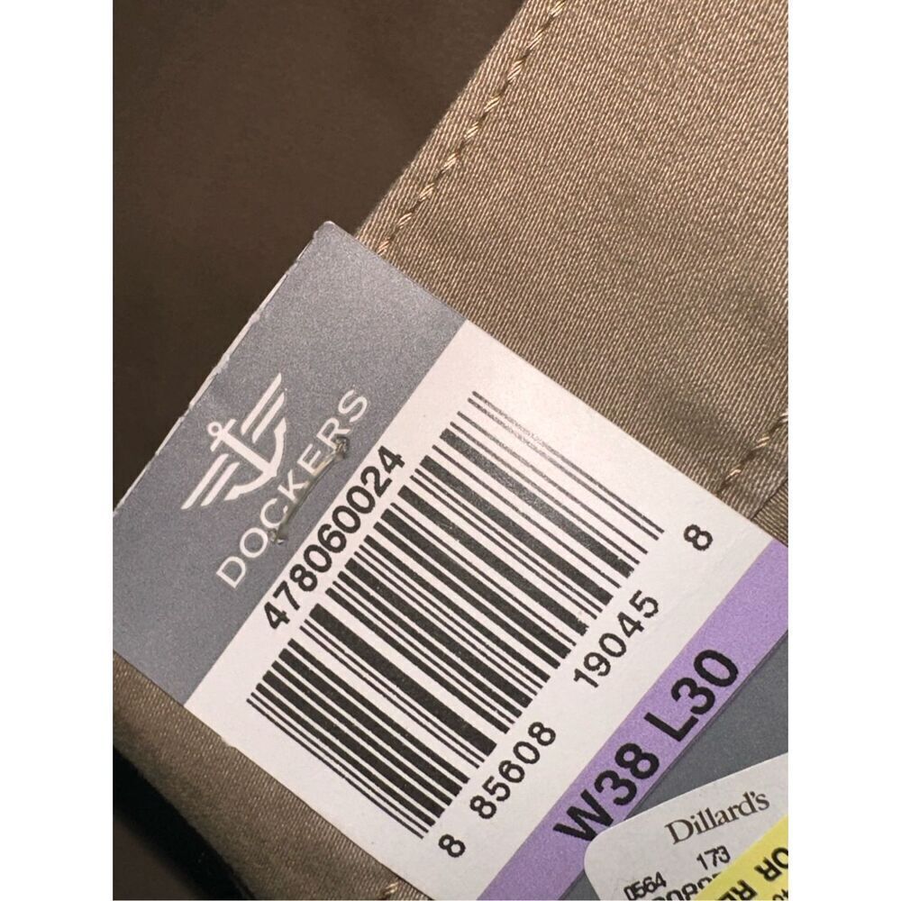 NEW WITH TAGS Pacific Collection Dockers 5 pocket straight fit Mens 38x30 RELAXE - Picture 7 of 10